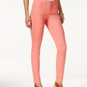 Style & Co Curvy-Fit Skinny Jeans. Coral Cove